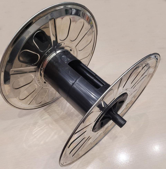 Візок для шланга 1/2 80м, нержавіюча сталь, CARINOX, AG4280 Одеса - фото 3