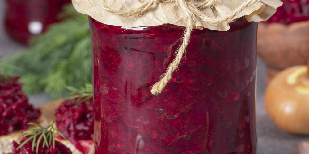 Фасоль зі буряком домашня 0,5 л Київ - фото 1