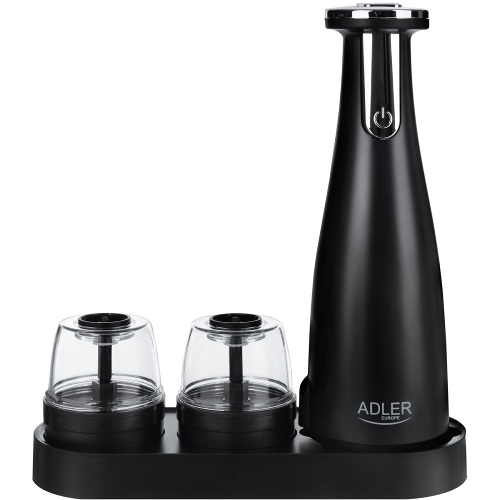 Млинок для спецій Adler AD 4449 black електричний/150мл/керамічні жорна/USB-C/3 змінні млинки/чорний Винница - изображение 4