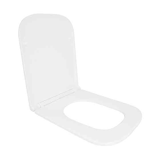 Сидіння для унітаза Qtap (Gemini 490) 428x344x37,5 мм, White, з мікроліфтом, Slim Duroplast, Quick Release QTSC179W49385 Київ