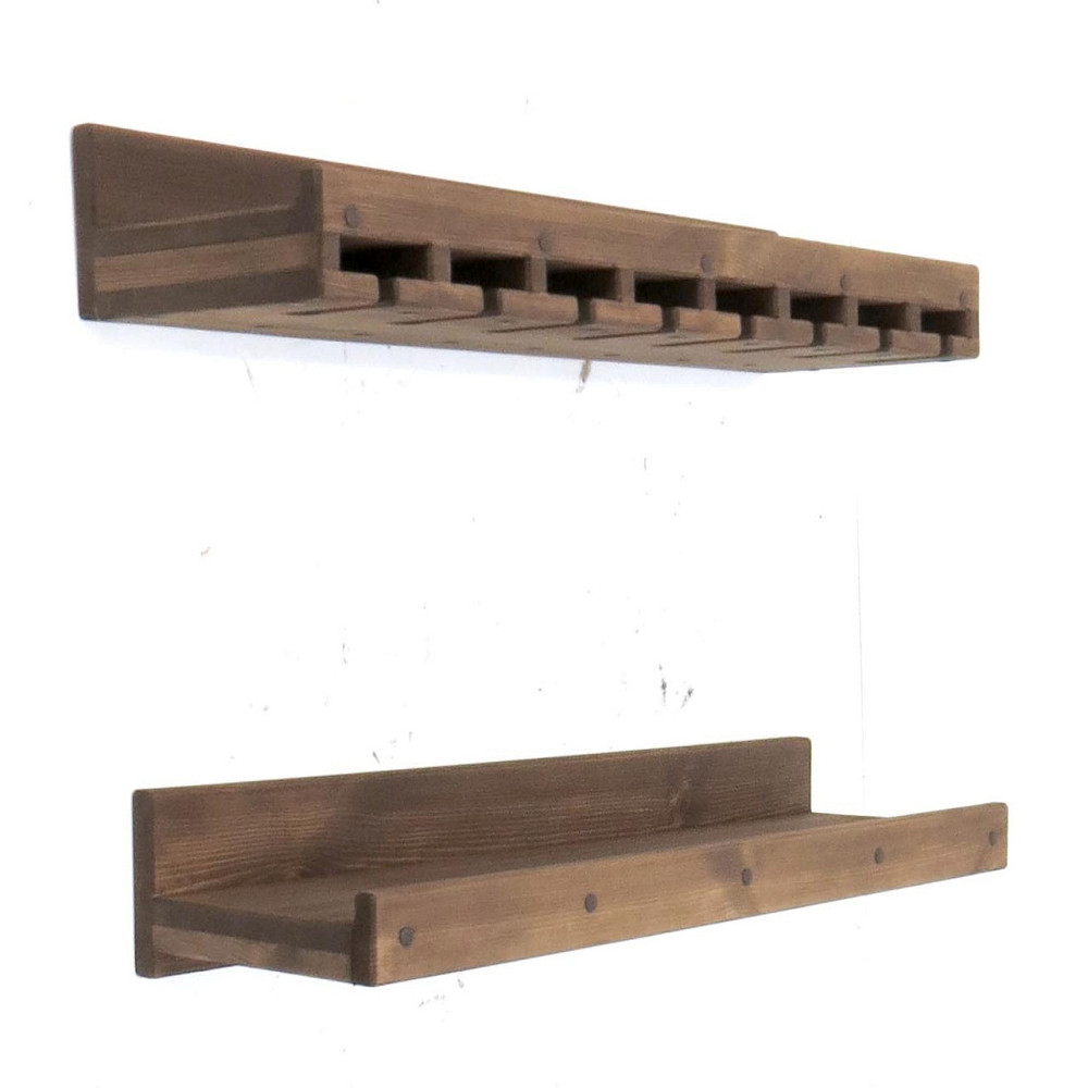 Полиця настінна "Потосі 8" капучино Миколаїв - фото 1