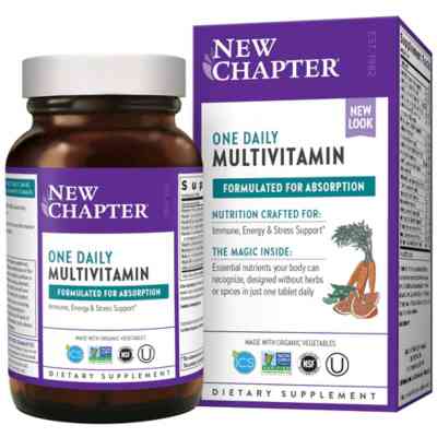 Мультивітамін New Chapter Щоденні Мультівітаміни, Only One, One Daily Multivitamin, 72 (NC0360) Вінниця
