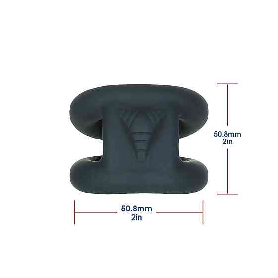 Подвійне ерекційне кільце LUX Active – Tug – Versatile Silicone Cock Ring Sex Aura Київ