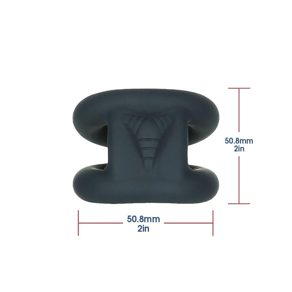 Подвійне ерекційне кільце LUX Active – Tug – Versatile Silicone Cock Ring Sex Aura Київ - фото 2