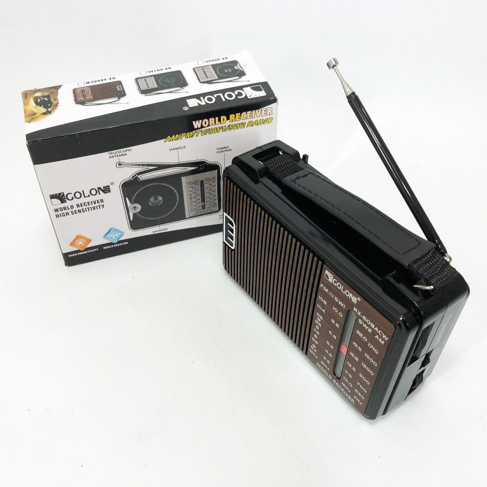 Радиоприемник GOLON RX-608 всеволновый на батарейках + OG-608 поддержка USB/microSD/MP3/WMA Киев - изображение 7