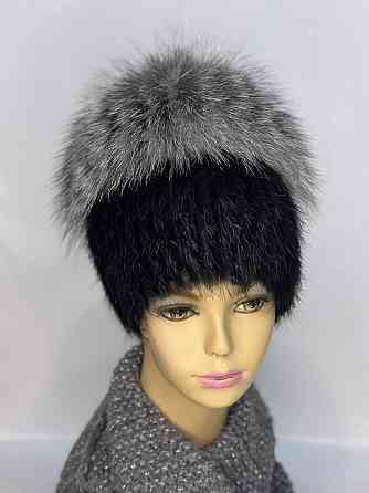 Шапка меховая женская Жаклин эдельвейс Черный Харьков
