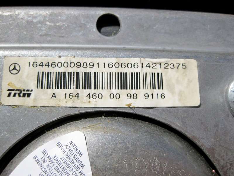 Mercedes-Benz  A1644600098 9116 Подушка безпеки в кермо чорна матова ML W164 GL X164 R-Class W251 Одеса - фото 3