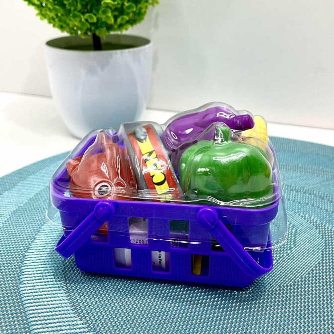 Дитячий ігровий касовий апарат Limo Toy з продуктами калькулятором мікрофоном та сканером (7018-UA) Чернігів - фото 7