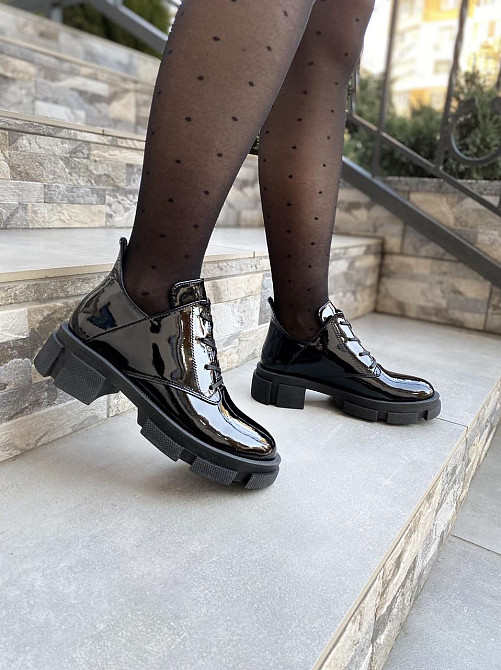 Туфлі жіночі ROSTA 3040 чорні (весна-осінь, шкіра лакована) (4350) Коломыя - изображение 10