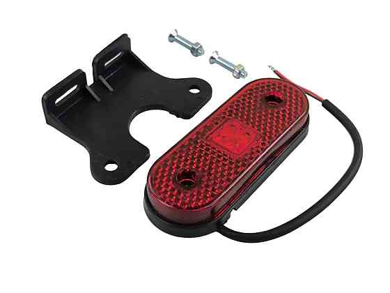 Ліхтар червоний (універсальний) з кронштейном 100.3731-02-1 маркерний Мукачево