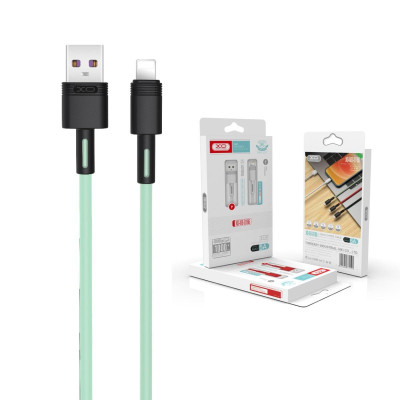 Дата кабель USB 2.0 AM to Lightning 1.0m 5A green XO (NB166-L-1-GR) Винница - изображение 3