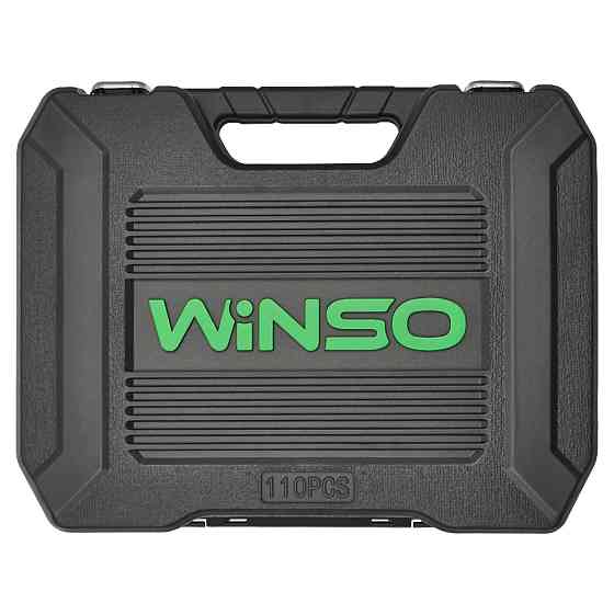Професійний набір інструментів в кейсі Winso Pro 1/2", 1/4" 72T, CR-V, 110од. Львів