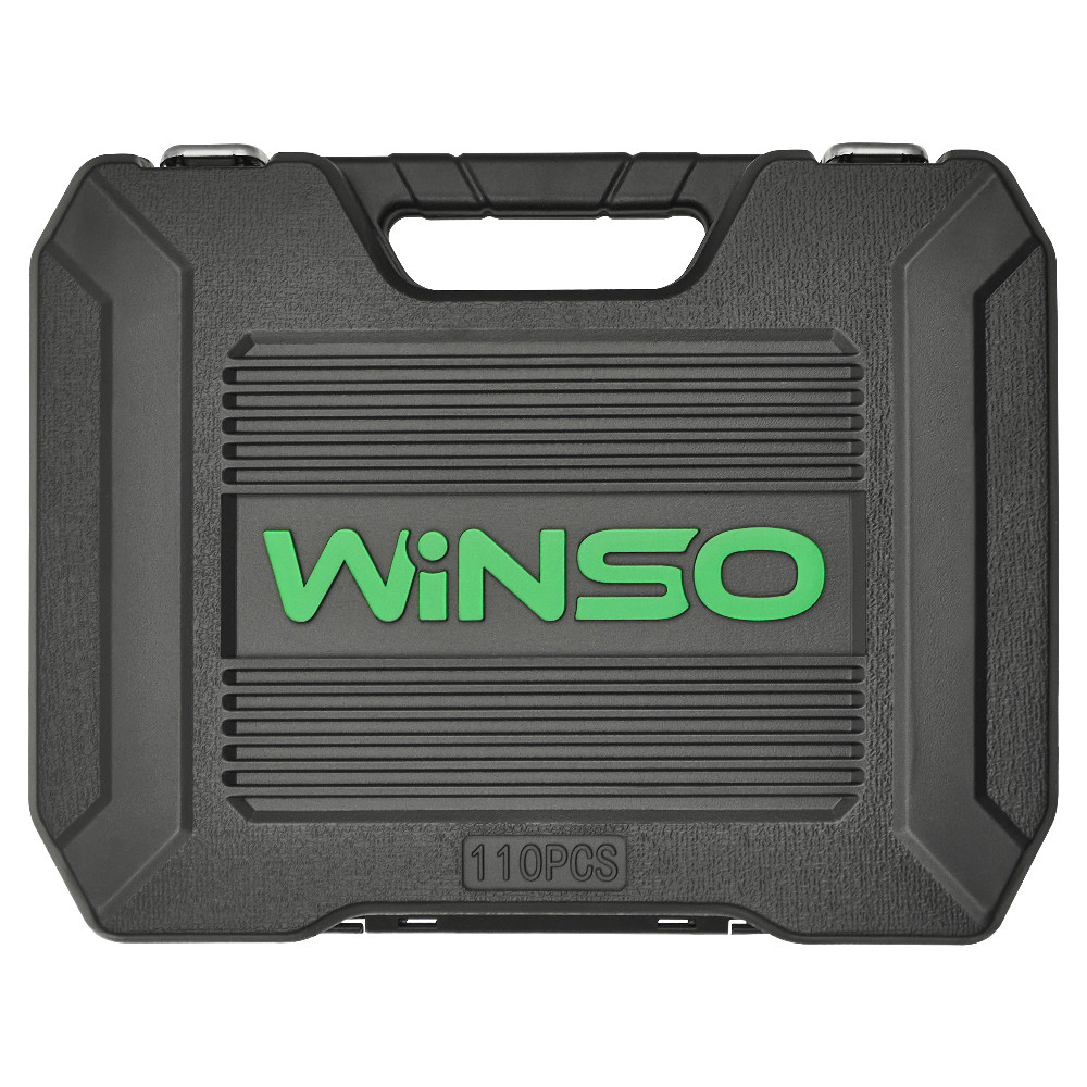 Професійний набір інструментів в кейсі Winso Pro 1/2", 1/4" 72T, CR-V, 110од. Львів - фото 3