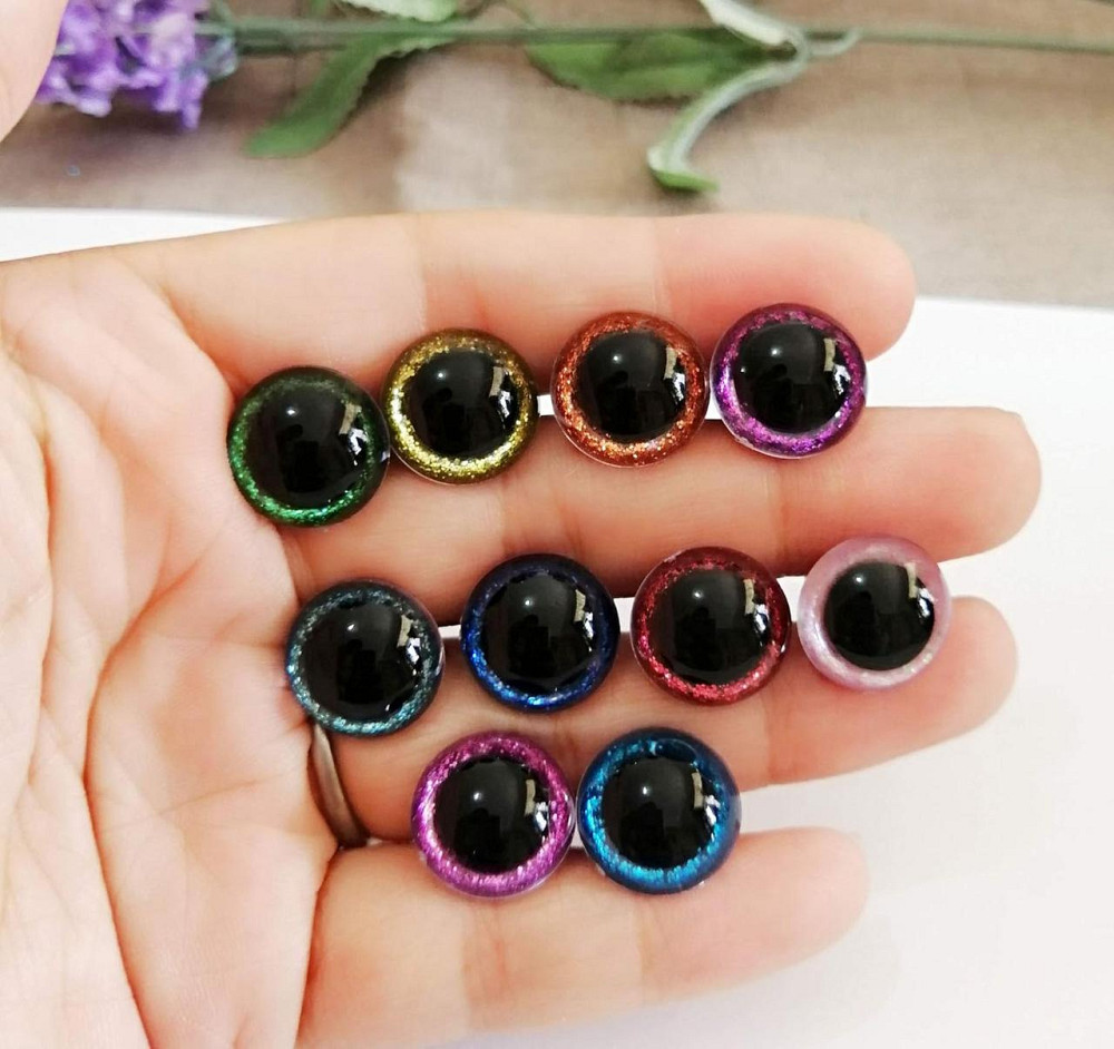 Цветные пластиковые глазки для игрушек, 30 шт. Киев - изображение 8