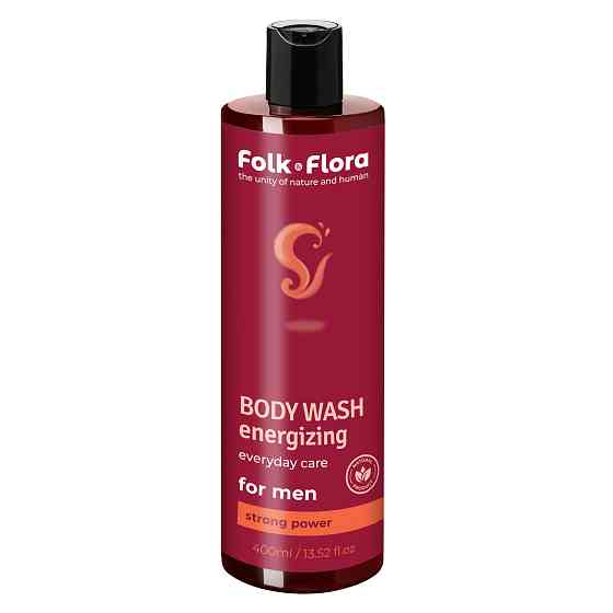 Мужской гель для душа Энергизирующий Folk&Flora 400 мл Киев