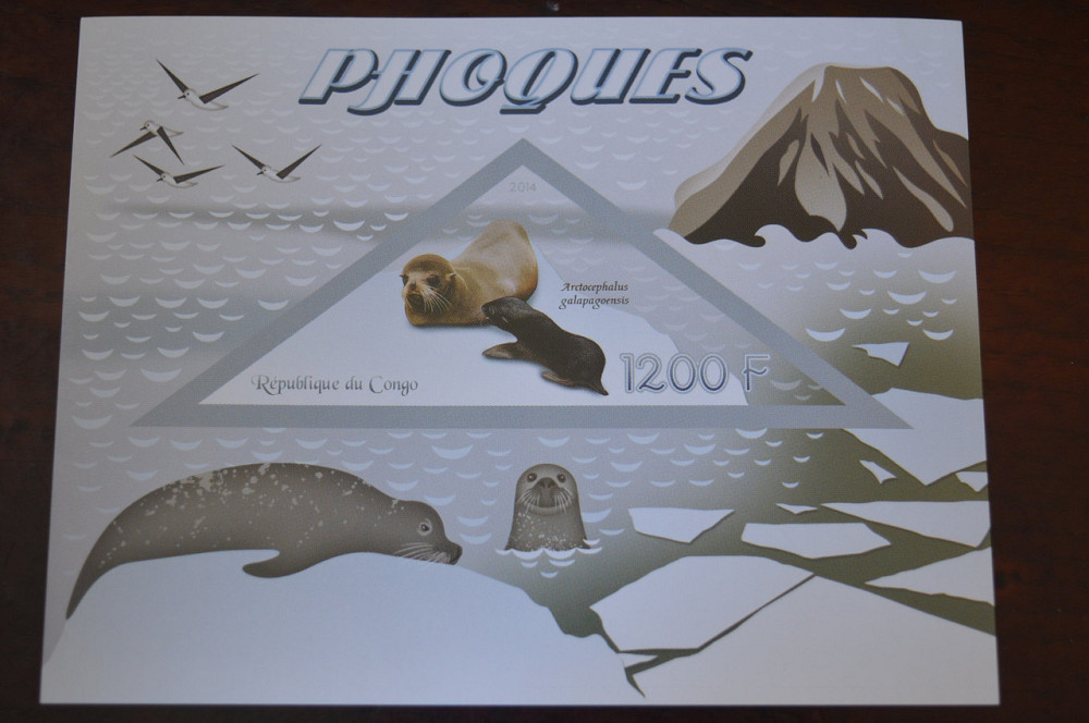 Конго. Фауна. Личности. Блок. 2014 р. (А-34) Полтава - фото 1