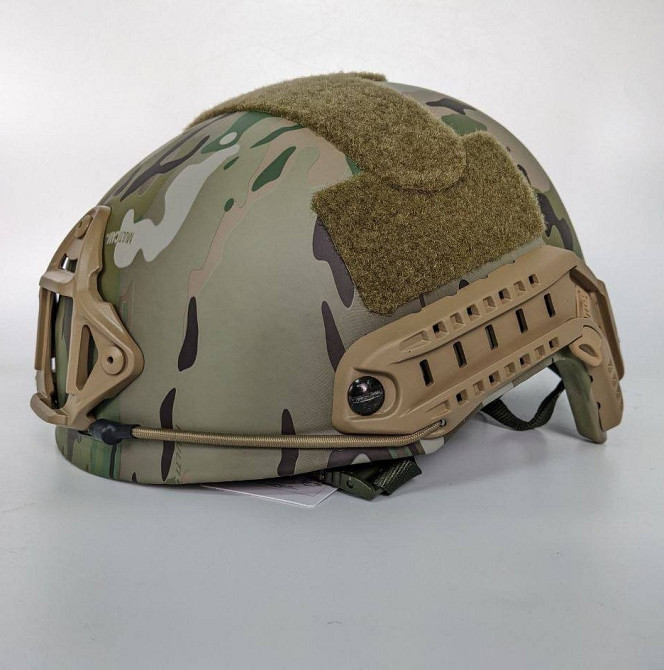 Тактичний кевларовий шолом Fast Team Wendy з покращеною підвісною системою та подушечками (Мультикам) Вінниця - фото 1