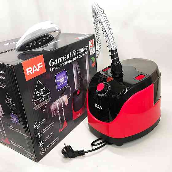 Відпарювач вертикальний для одягу зі стійкою RAF R.3038 1800 W. CQ-798 Колір: червоний Київ