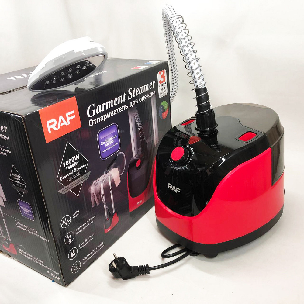 Отпариватель вертикальный для одежды со стойкой RAF R.3038 1800 W. CQ-798 Цвет: красный Киев - изображение 6