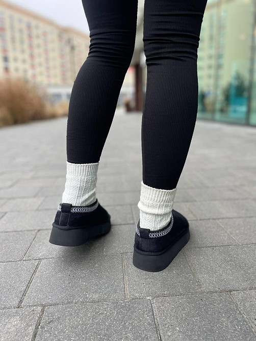 No brend Угги жіночі 2222 чорні (зима, замша натуральна) (5772) Коломыя - изображение 8