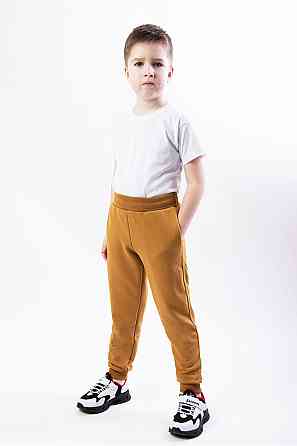 Штани спортивні дитячі та підліткові, гірчичні 134 Крохатушка одяг Київ