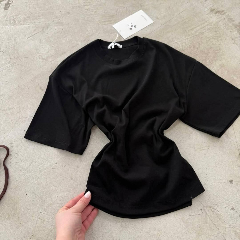 Жіноча базова повсякденна футболка з імітацією корсету Одеса - фото 2