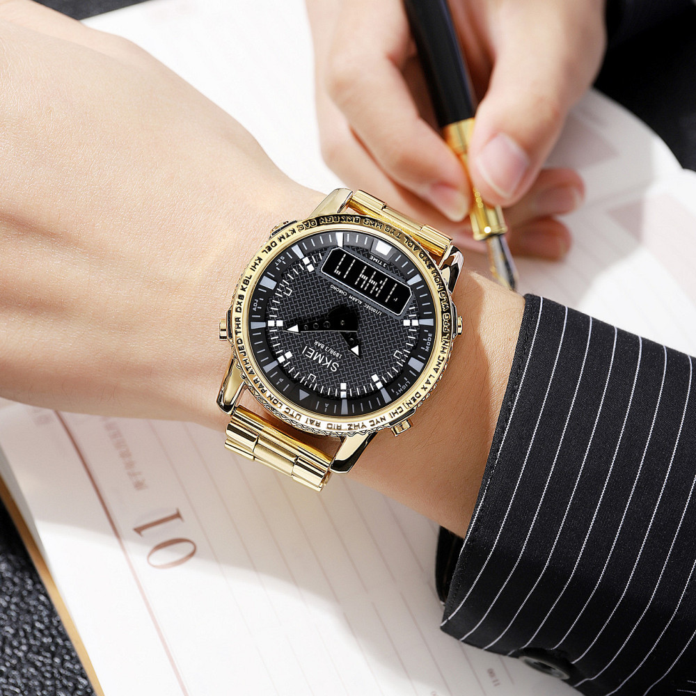 Skmei 1898GDBK Gold-Black SBR Киев - изображение 3