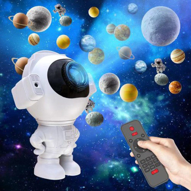 Проектор небо лазерный, Светильник космонавт 3d проектор звездного неба в комнату GK-19 Львов - изображение 8
