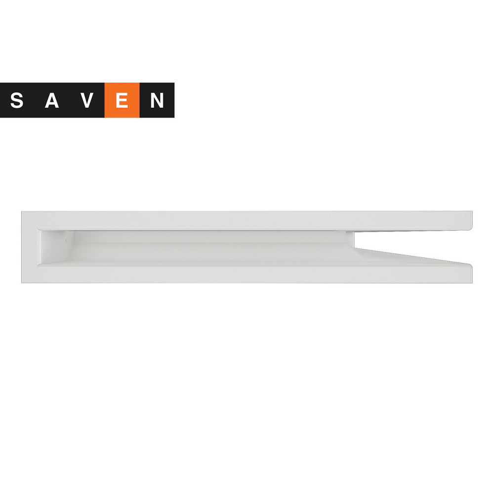 Вентиляційна решітка для каміна кутова права SAVEN Loft Angle 60х600х400 біла Львів - фото 2