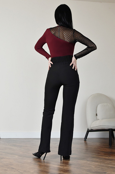 Жіноча кофтинка з блискітками "Hype" | Норма і батал Бордовий, 50-52 Київ - фото 5