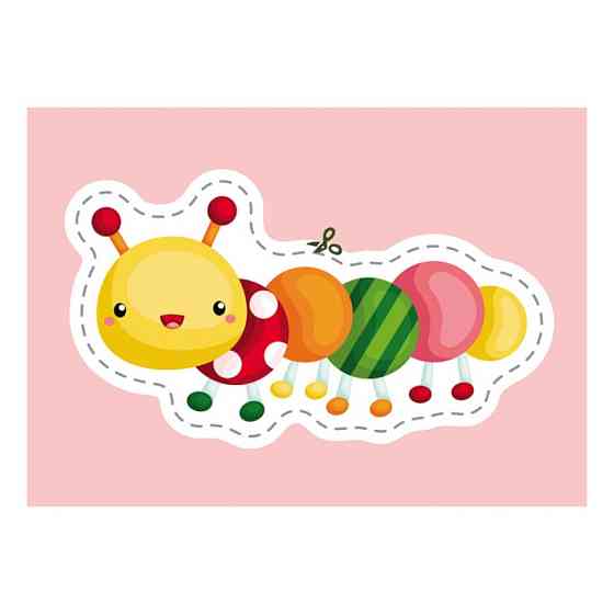 Вирізалки для найменших. Різнокольорові комахи КЕНГУРУ 1376001 від 3 років Вінниця