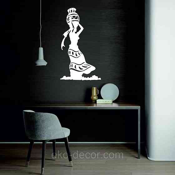 Декоративное настенное Панно «Индийка», Декор на стену 90*62 см, Белый Киев