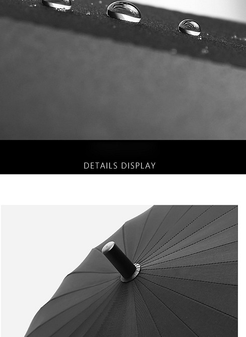 Парасоля-тростина Катана на 24 спиці!! з ЧОРНОЮ ручкою! Зонт меч самурая Кременчук - фото 4