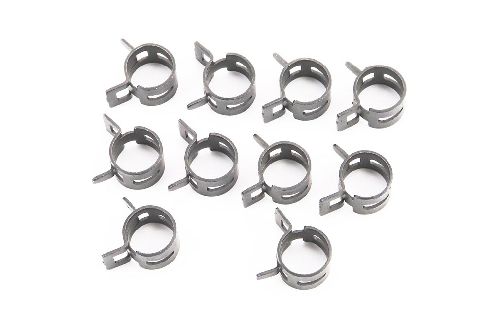 Хомут пружинний 12мм чорний, к-кт 10шт Київ - фото 1