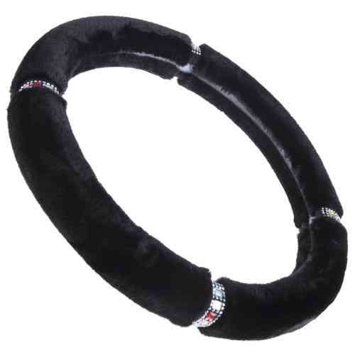 Чохол на кермо VLOD-F93 BK/BK M чорний з боковинами та мехом Харків