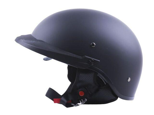 Шлем мотоциклетный MD-513-1, черный матовый с черным стеклом, size M Мукачево - изображение 3