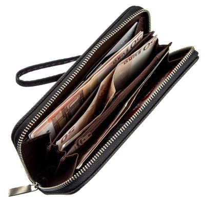 Кошелек Kivi Из экокожи флотар Черный (19014) Винница - изображение 3