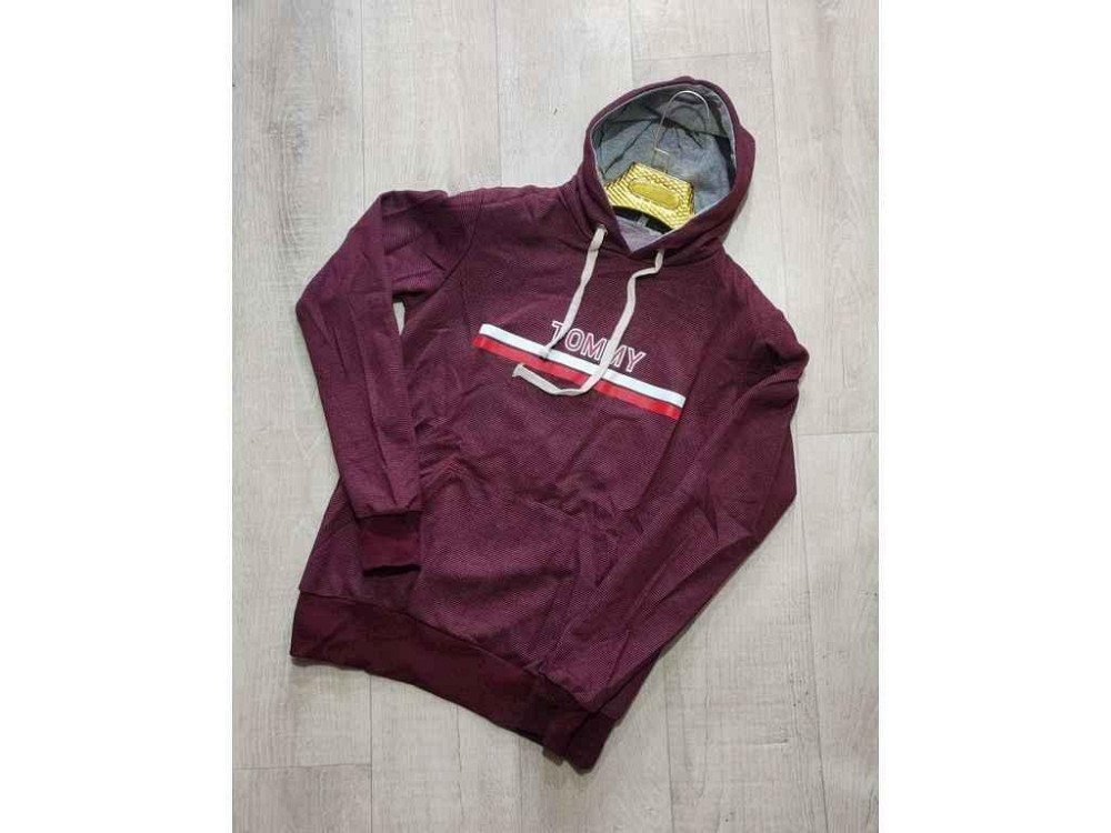 Худи бордовый чел TOMMY р.M ТМ OSM Киев - изображение 1