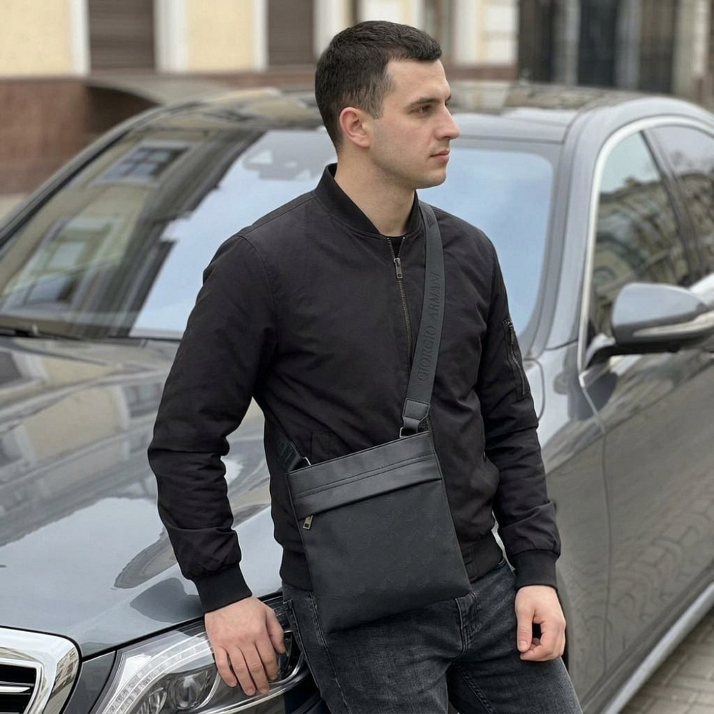 Мужская брендовая сумка планшетка Armani (2978-3) Киев - изображение 5