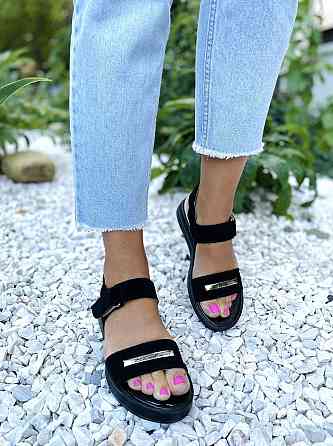 Kentro Босоніжки жіночі KENTO 3225/1 чорні (літо, замша натуральна) (3732) лише 38р. Коломыя