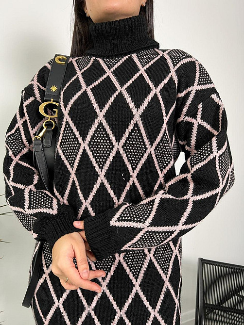 Жіноче в'язане плаття з орнаментом. 42-48р Київ - фото 5