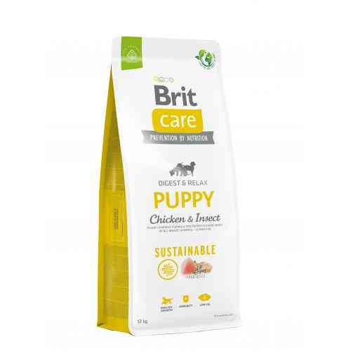 Корм сухий Brit Care Dog Sustainable Puppy для цуценят з куркою Київ