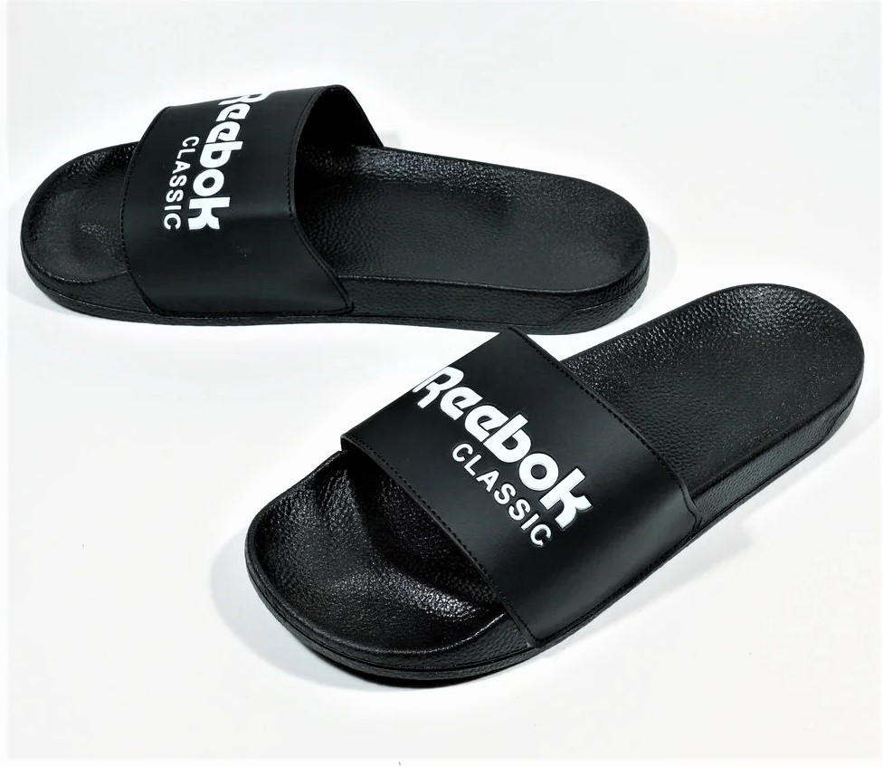 Чоловічі Шльопанці Тапочки Reebok Сланці Рибок Чорні (розміри: 40) Дніпро - фото 6