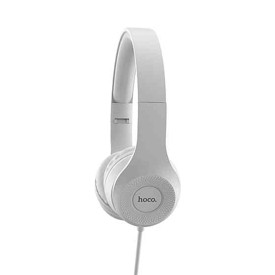Навушники HOCO W21 Graceful charm wire control headphones Gray Київ