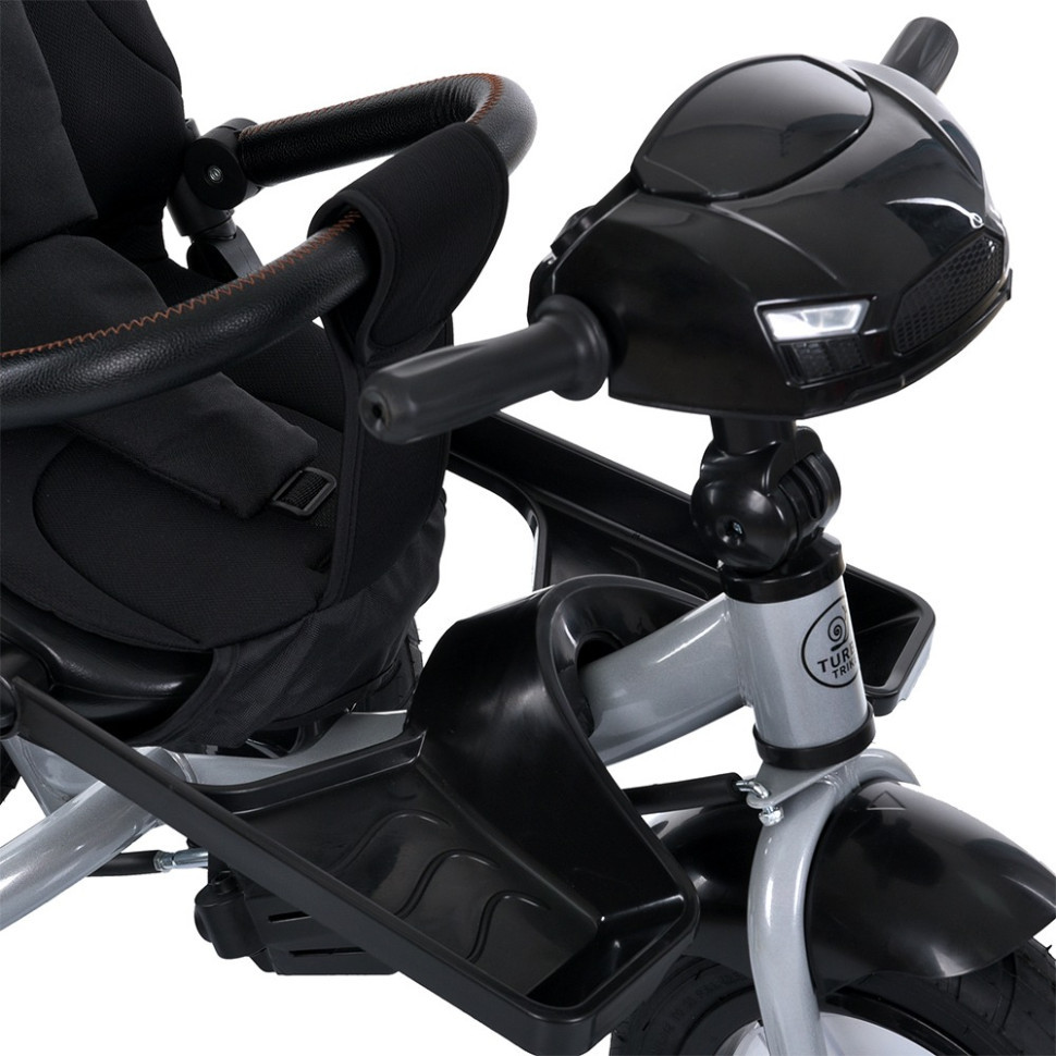 Дитячий триколісний велосипед MT 1007-1 чорний Вінниця - фото 2