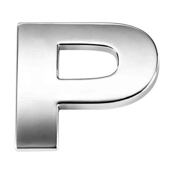 Наклейка 3 см Буква P Киев