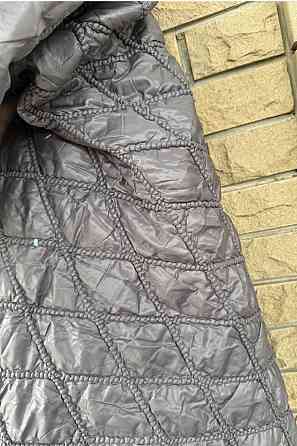 Тканина замш-опт/ плащівка стьобана сіра, від 3 м Київ