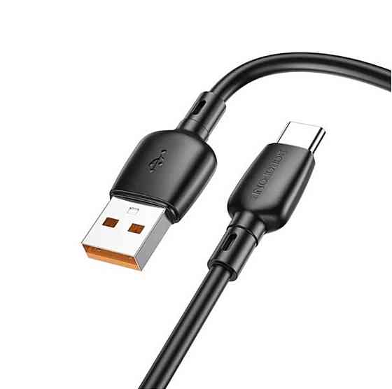 Кабель BOROFONE BX93 Super power 100W charging data cable Type-C Black Киев