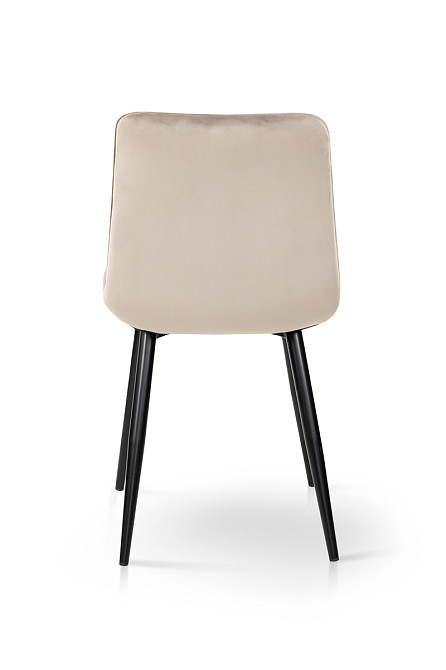 Стілець Віллі чорний/велюр бежевий Киев - изображение 4