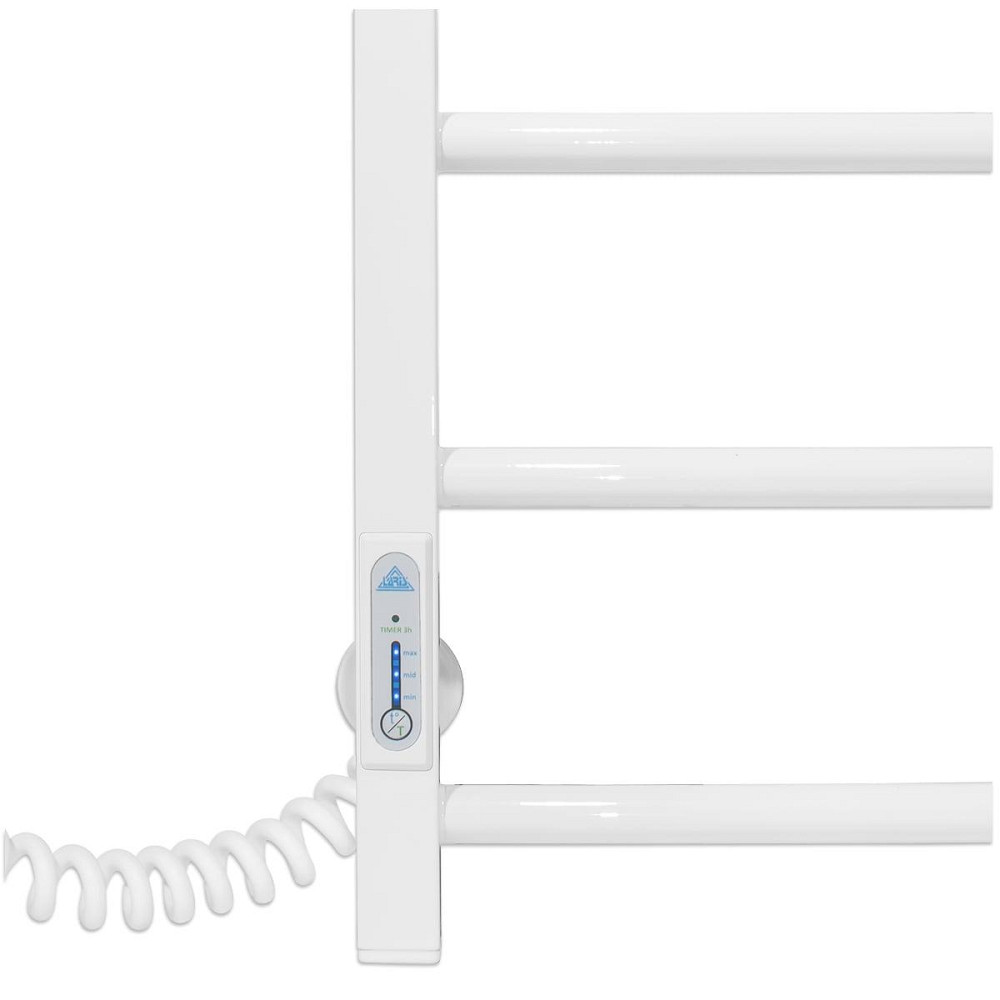 Електричний полотенцесушитель Laris Зебра Альфа ЧК6 500Х800 Е білий, ліве підключення Київ - фото 5